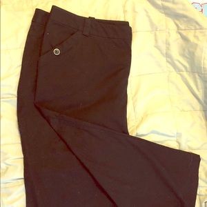 Black cropped dress pants. Like new